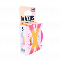 ПРЕЗЕРВАТИВЫ MAXUS EXOTIC MIX №3 X-EDITION (гладкие цветные, ароматизир.) в кейсе - фото - 1
