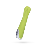 Вибратор TOYFA Dolce Mateo, силикон, зеленый, 16,5см - фото - 3