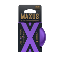 ПРЕЗЕРВАТИВЫ MAXUS CUSTOM MADE 56 № 3 X-EDITION (гладкие, увеличенные) в кейсе - фото - 1